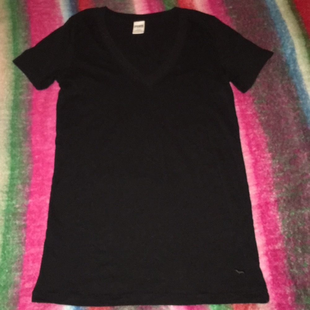 Black V-Neck from Pink